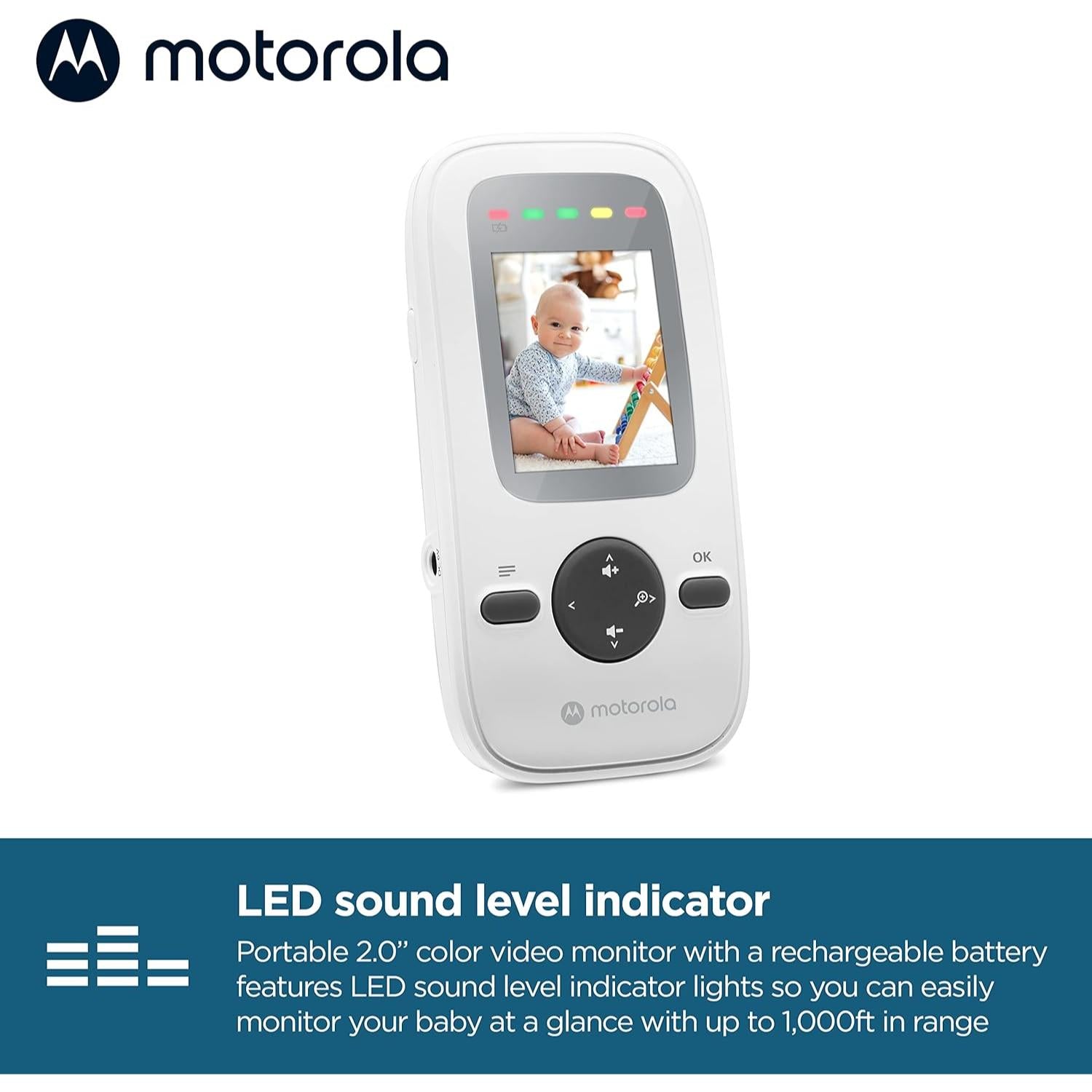 Motorola 2 Inch Video Baby Monitor VM481