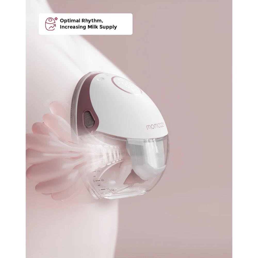 Momcozy M6 Mobile Breast Pump Double Maroon