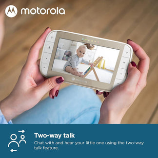 Motorola 5-Inch Video Baby Monitor with Remote Pan/Tilt & Temperature Monitoring VM50G