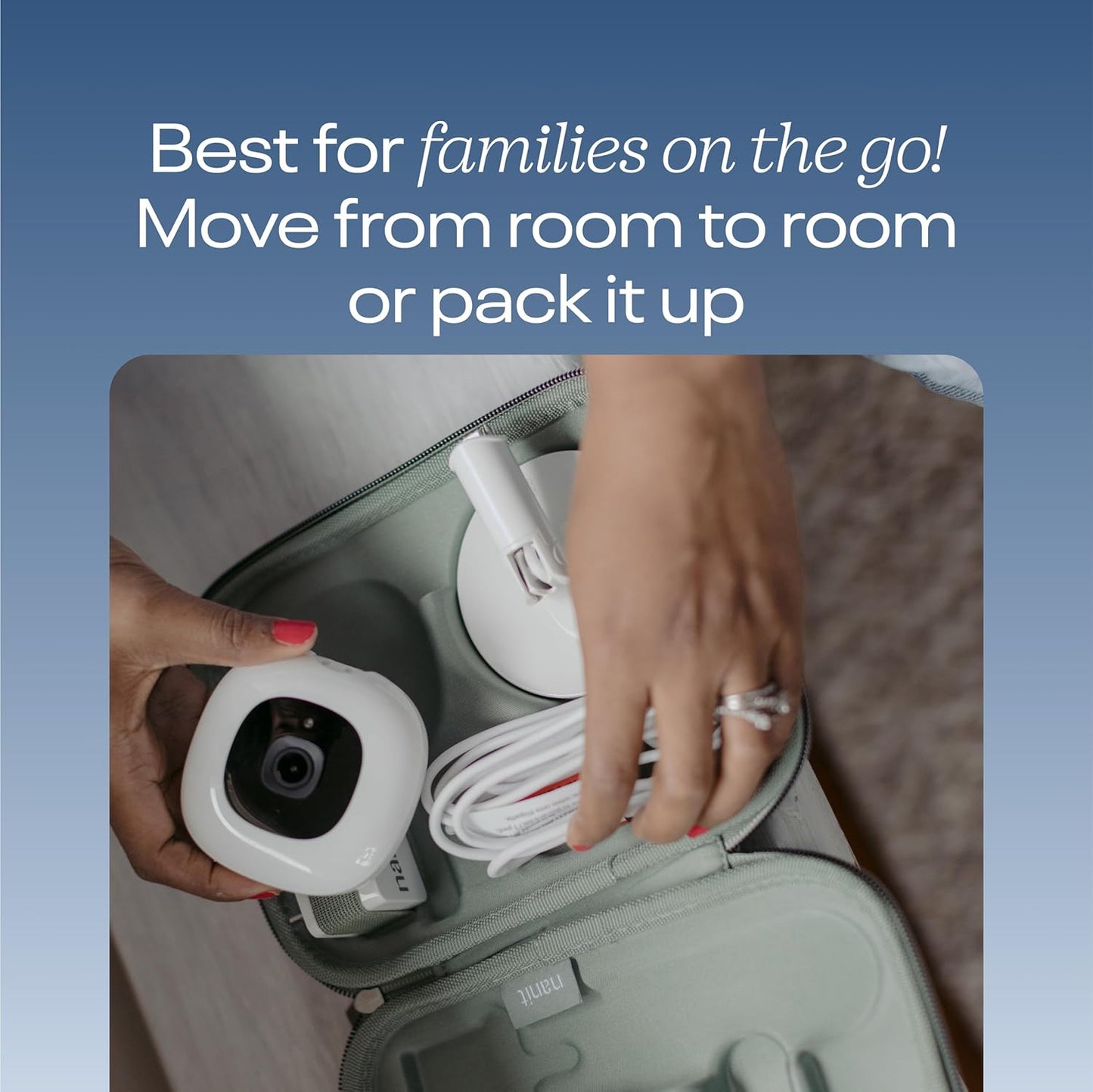 Nanit Pro Camera Monitor and Flex Stand Duo