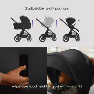 Silver Cross Cove 2 Buggy Bundle with Folding Carrycot & Accessories