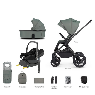 Venicci Upline 2 - 3 in 1 with Maxi Cosi CabrioFix and Base