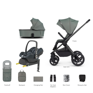 Venicci Upline 2 - 3 in 1 with Maxi Cosi CabrioFix and Base