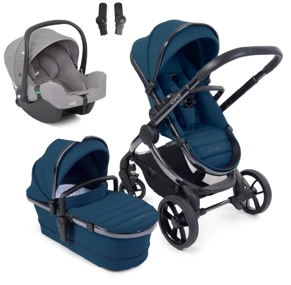 iCandy Peach 7 Bundle with Joie iSnug 2 iSize Car Seat