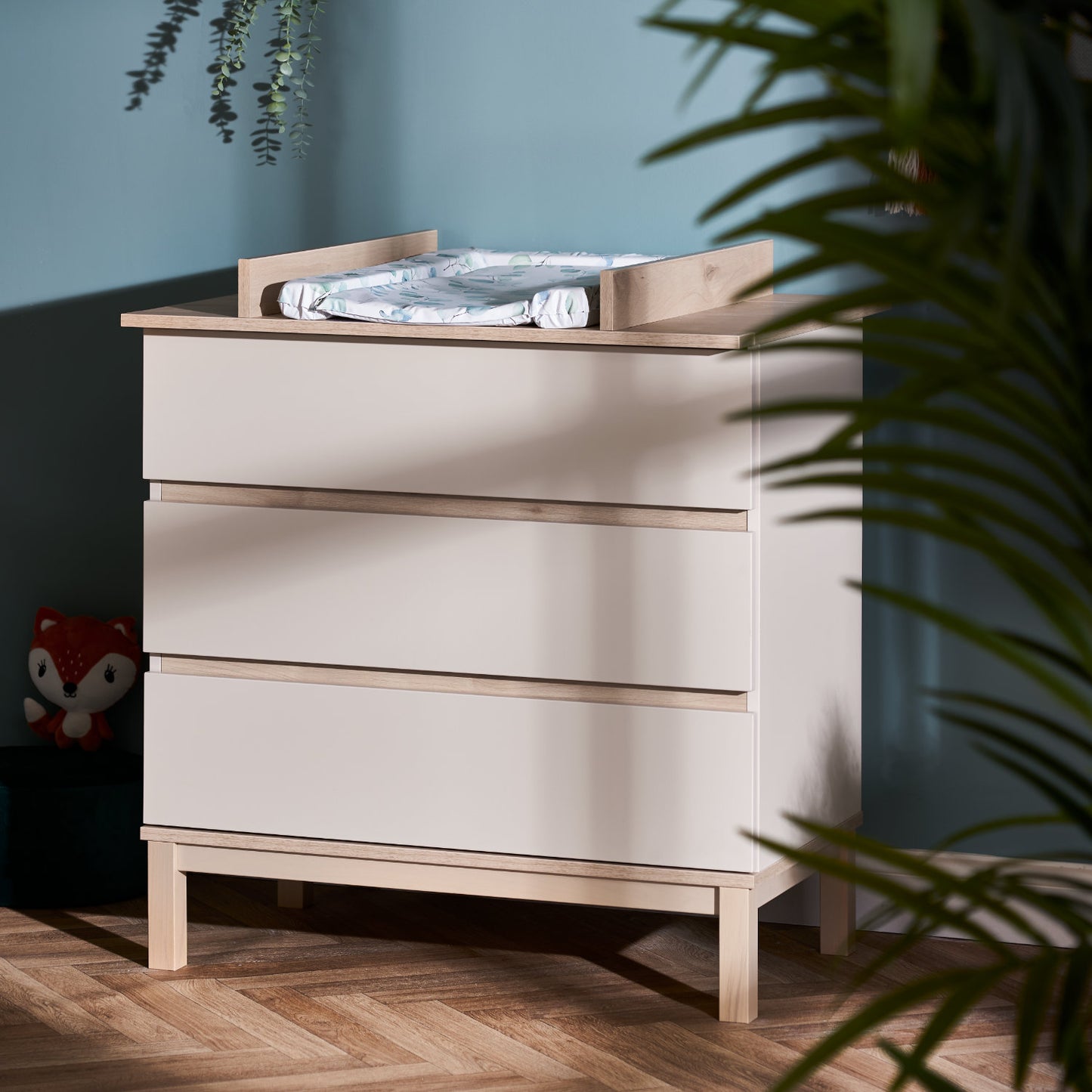Obaby Astrid 3 Piece Room Set with Cotbed, Dresser Changer and Wardrobe