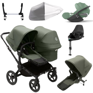 Bugaboo Donkey 5 Duo (Double) with Cybex Cloud T and Base T