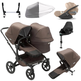 Bugaboo Donkey 5 Duo (Double) with Cybex Cloud T and Base T