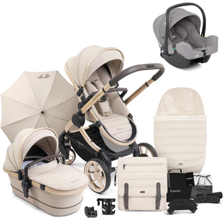 iCandy Peach 7 Bundle with Joie iSnug 2 iSize Car Seat
