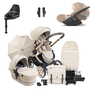 iCandy Peach 7 Pushchair Bundle with Cybex Cloud T and Base T