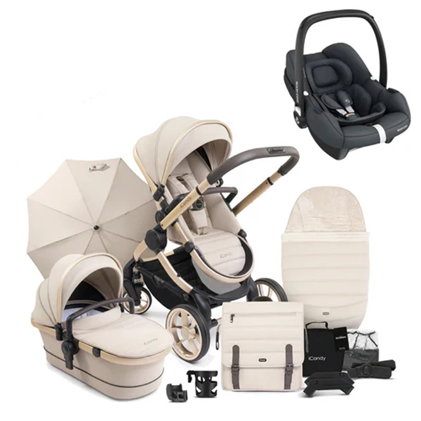 iCandy Peach 7 Complete Bundle with Maxicosi Cabriofix