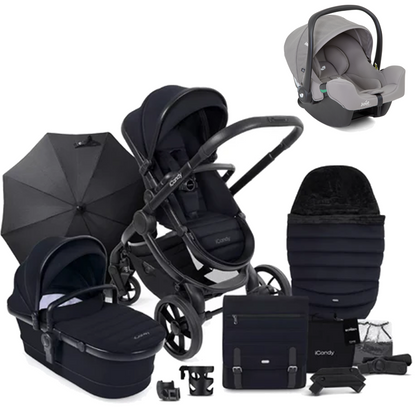 iCandy Peach 7 Bundle with Joie iSnug 2 iSize Car Seat