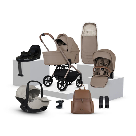Silver Cross Breez Buggy with Silver Cross Glide 360 Car Seat and Base