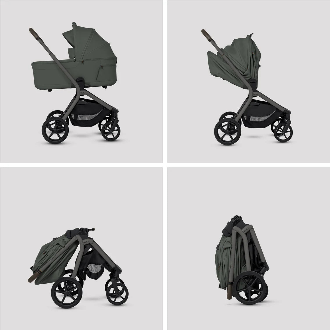 Silver Cross Breez Buggy with Silver Cross Glide 360 Car Seat and Base