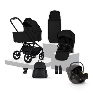 Silver Cross Breez Travel System Bundle with Joie iSnug Infant Car Seat