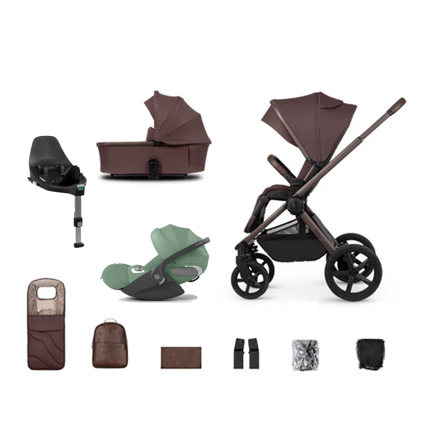 Venicci Upline 2 - 3 in 1 with Cybex Cloud T & Base T