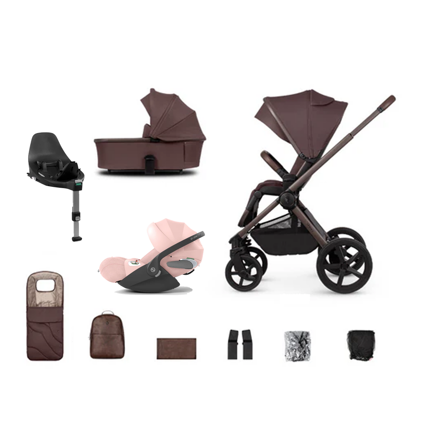 Venicci Upline 2 - 3 in 1 with Cybex Cloud T & Base T