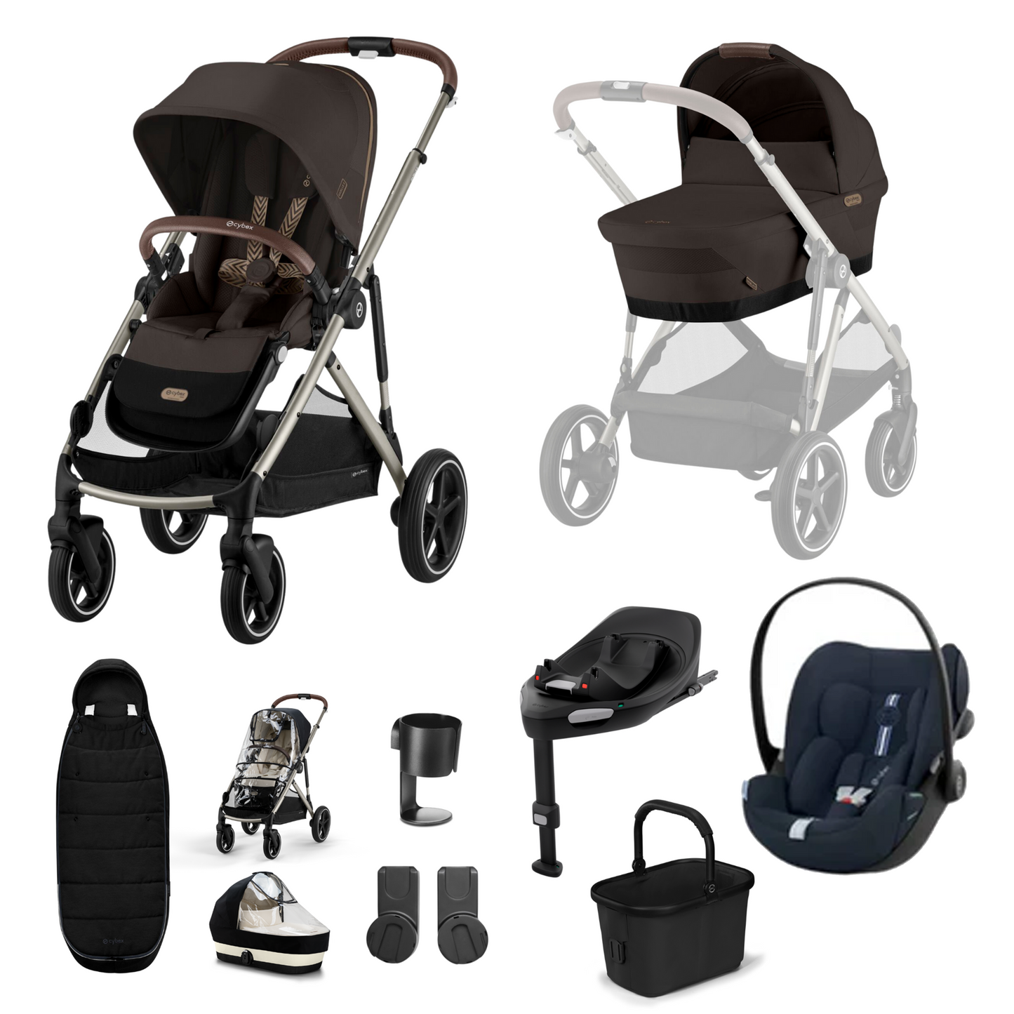 Cybex e-Gazelle S with Cloud G & Base G Bundle