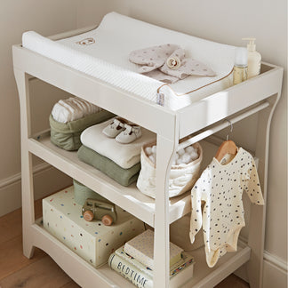 CuddleCo Clara Mini 2 Piece set with Cotbed and Dresser