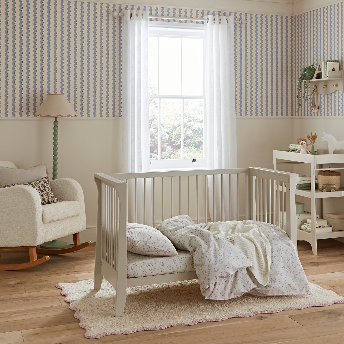 CuddleCo Clara Mini 2 Piece set with Cotbed and Dresser