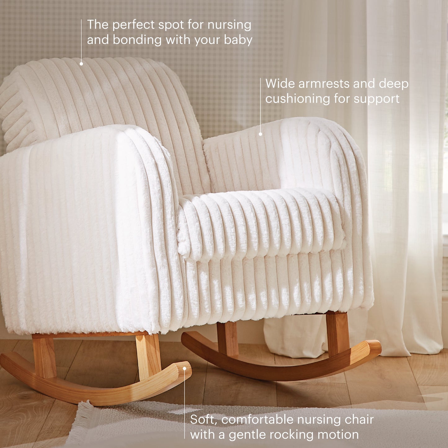 CuddleCo Etta Nursing Chair and Foot Stool