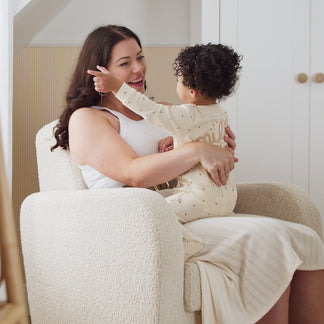 CuddleCo Etta Nursing Chair and Foot Stool