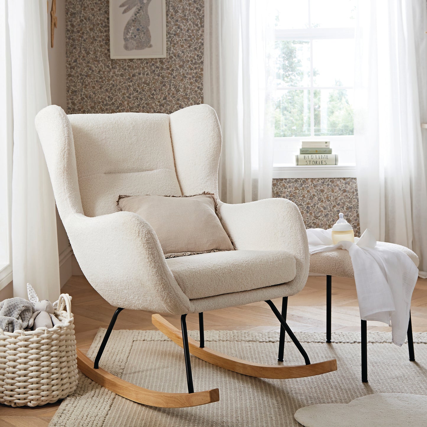 CuddleCo Marley Nursing Chair and Foot Stool