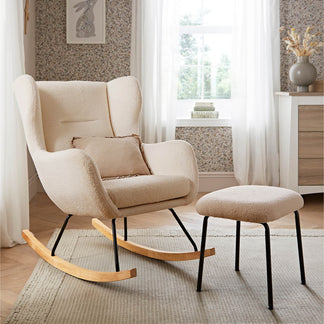 CuddleCo Marley Nursing Chair and Foot Stool