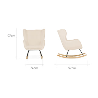CuddleCo Marley Nursing Chair and Foot Stool