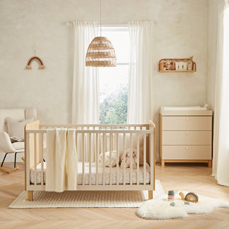 CuddleCo Remi 2 Piece set with Cotbed and Dresser