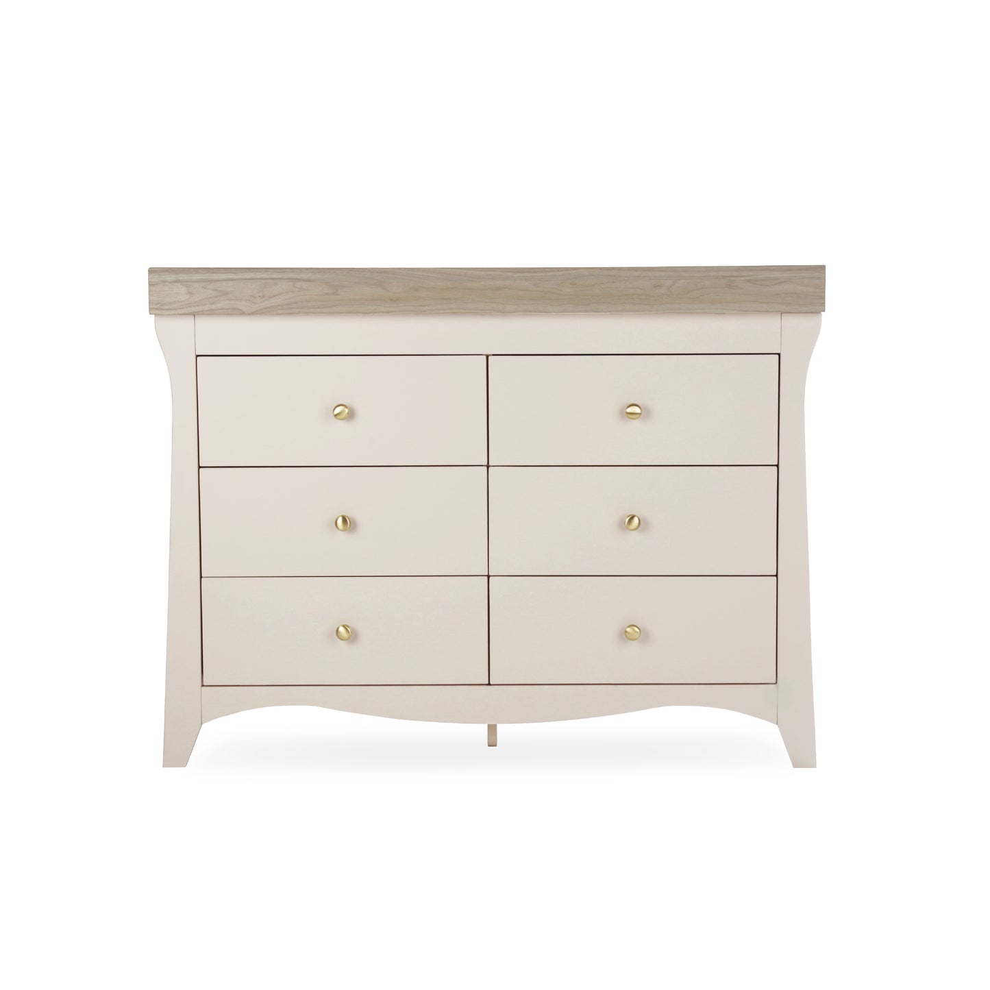 CuddleCo Clara Luxe 2 Piece set with Cotbed and Dresser