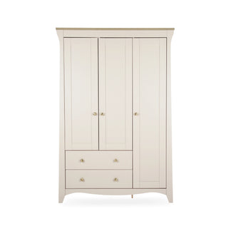CuddleCo Clara 3 Door Triple Wardrobe