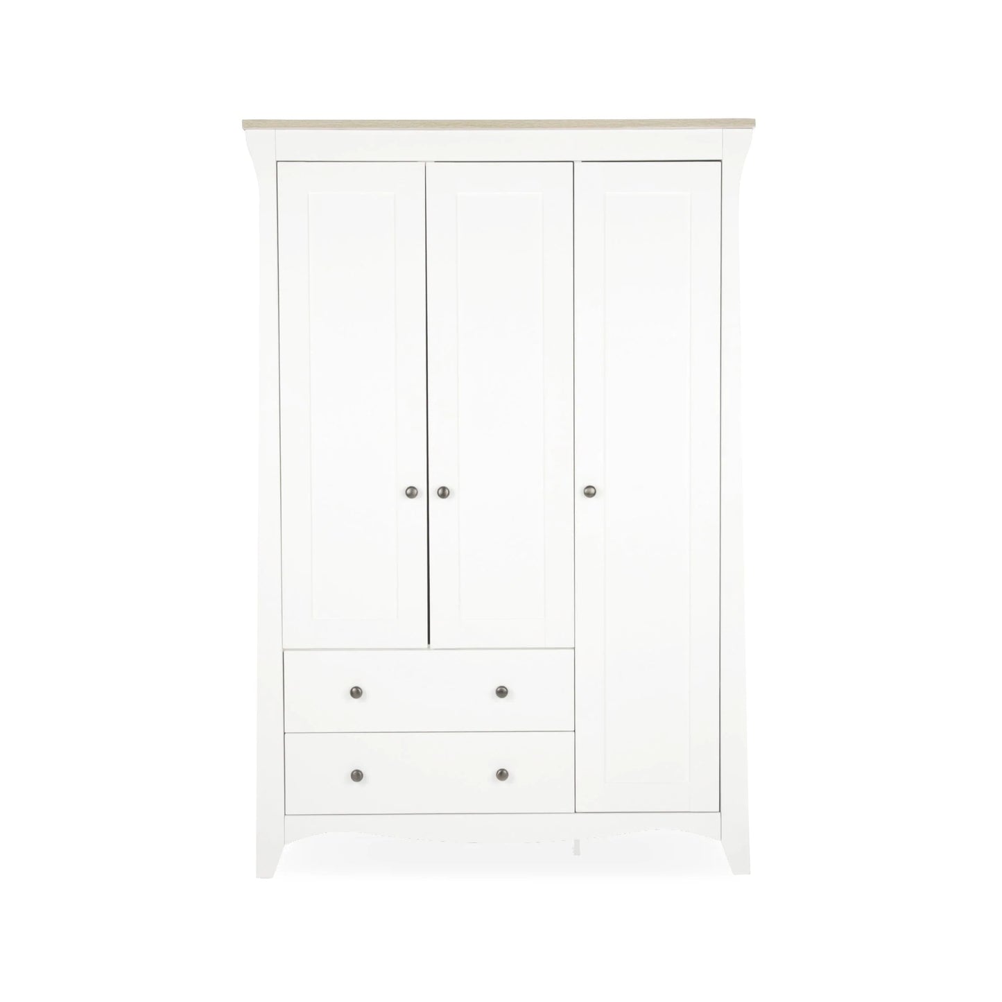 CuddleCo Clara 3 Door Triple Wardrobe