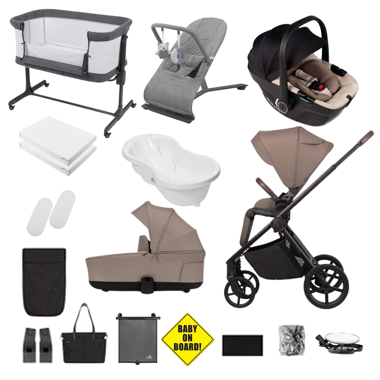 Venicci Claro 2 - Essentials Newborn Bundle and Travel System