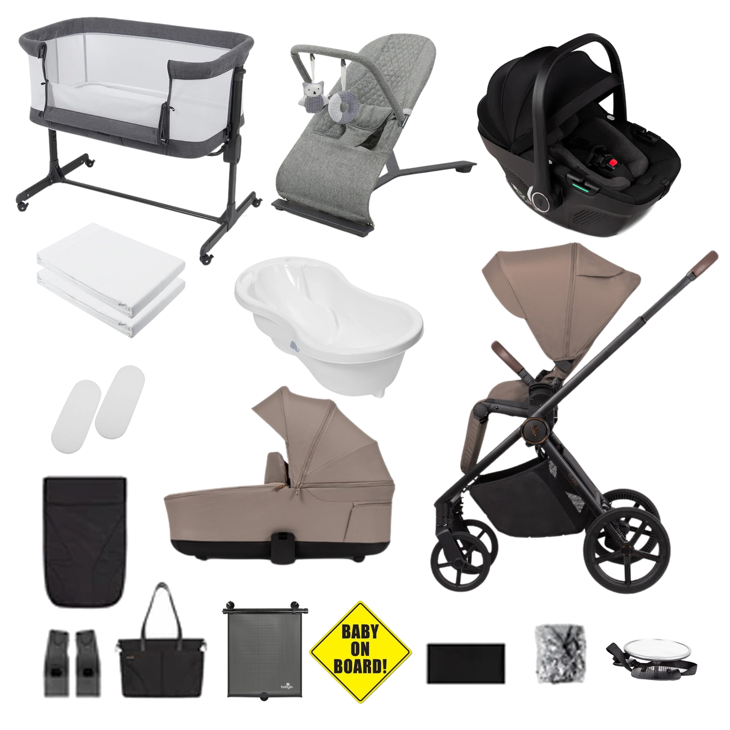 Venicci Claro 2 - Essentials Newborn Bundle and Travel System