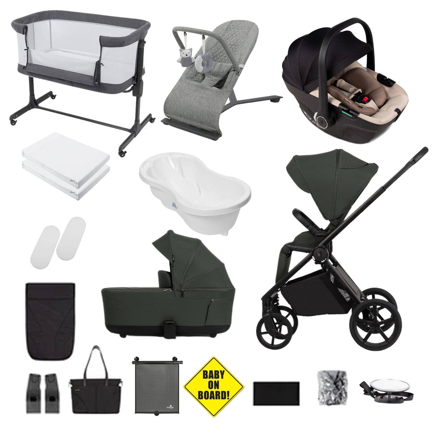 Venicci Claro 2 - Essentials Newborn Bundle and Travel System