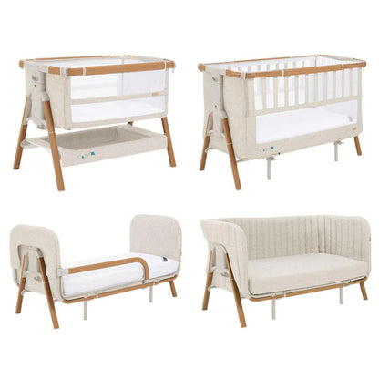Tutti Bambini CoZee XL Complete Birth to 4+ Years Bundle Scandinavian Walnut/Ecru
