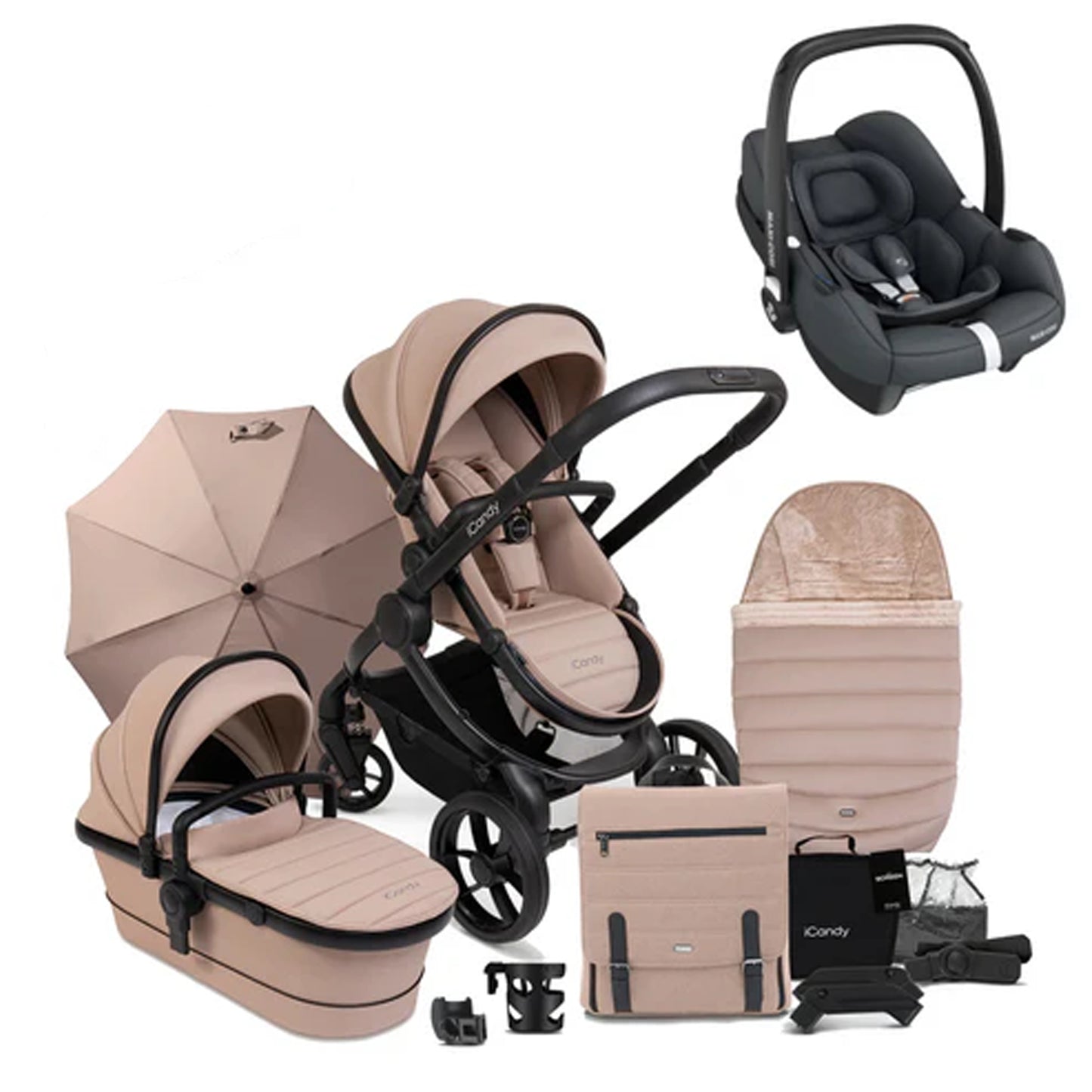 iCandy Peach 7 Complete Bundle with Maxicosi Cabriofix