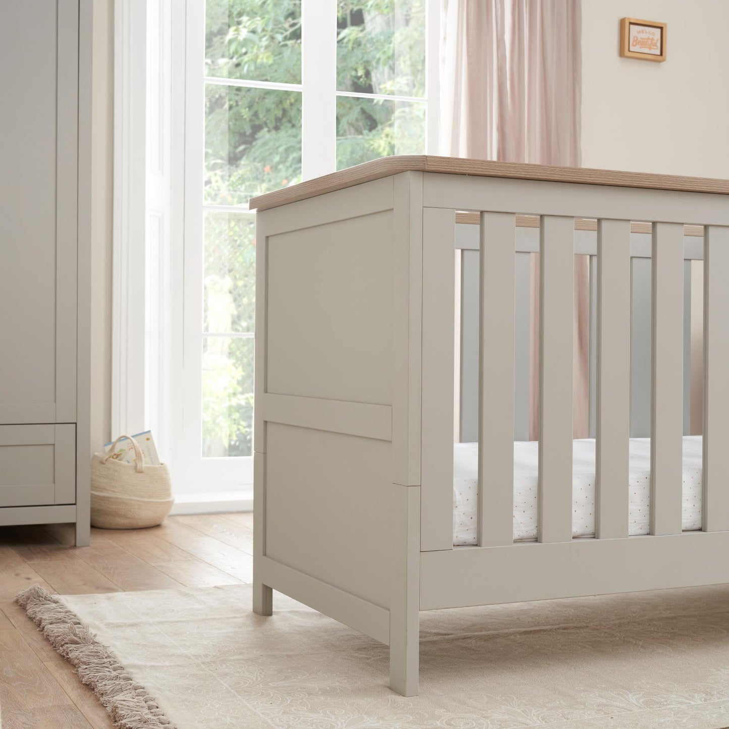 Tutti Bambini Verona 3 Piece Range with Cot Bed, Dresser Changer and Wardrobe