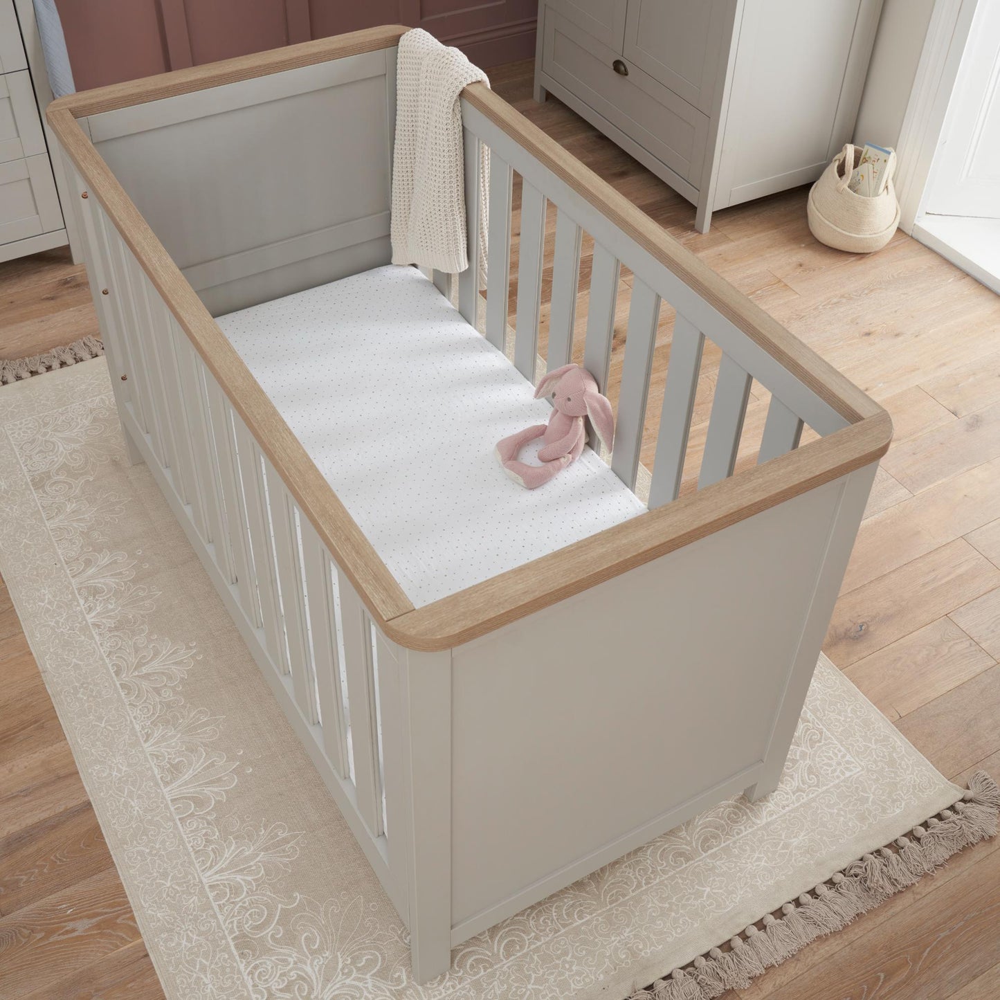 Tutti Bambini Verona 3 Piece Range with Cot Bed, Dresser Changer and Wardrobe
