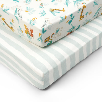 Tutti Bambini Cot Bed Fitted Sheets 2 Pack