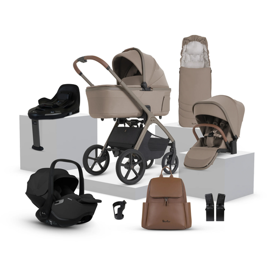 Silver Cross Cove 2 Ultimate Travel System with Glide Plus 360 Infant Car Seat