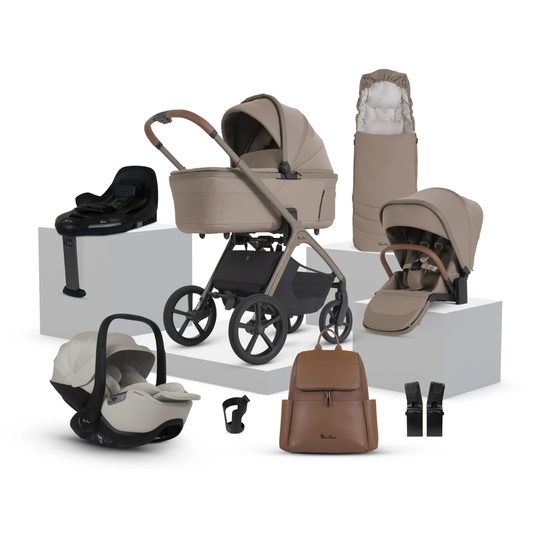 Silver Cross Cove 2 Ultimate Travel System with Glide Plus 360 Infant Car Seat
