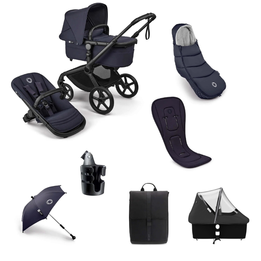 Bugaboo Fox 5 Renew Complete Pushchair Bundle- Deep indigo