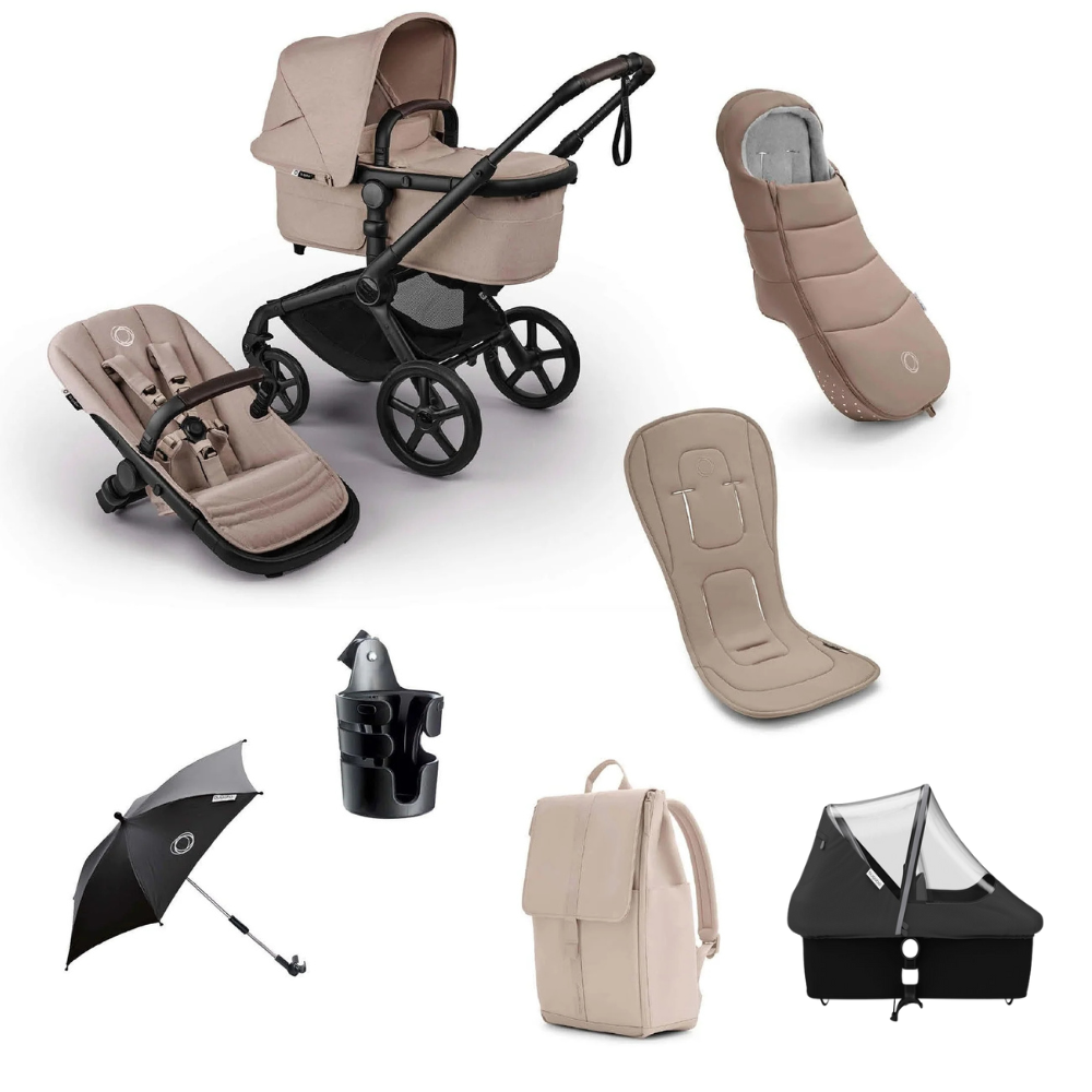 Bugaboo Fox 5 Renew Complete Pushchair Bundle- DESERT TAUPE MELANGE