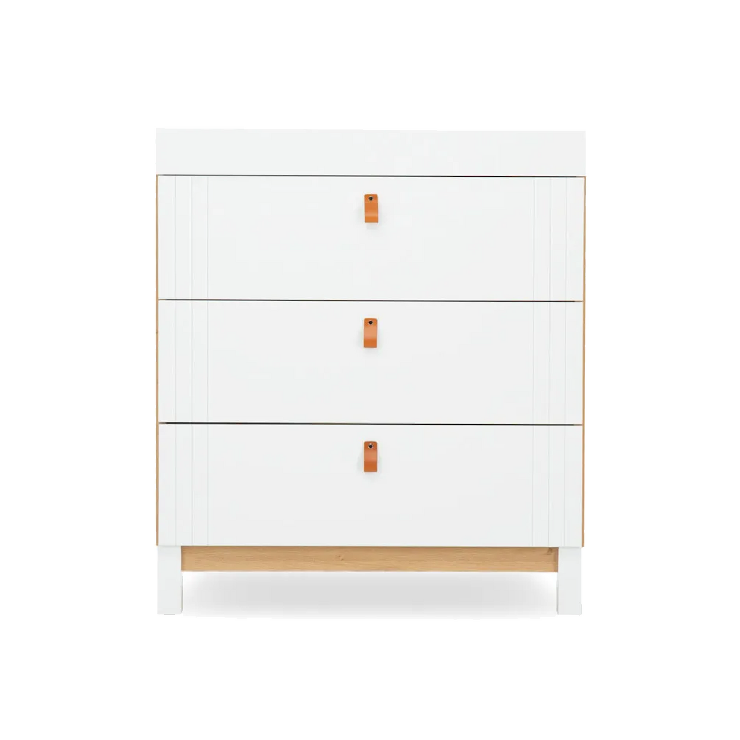 CuddleCo Rafi  2 Piece Set with Cot Bed and Drawer Dresser