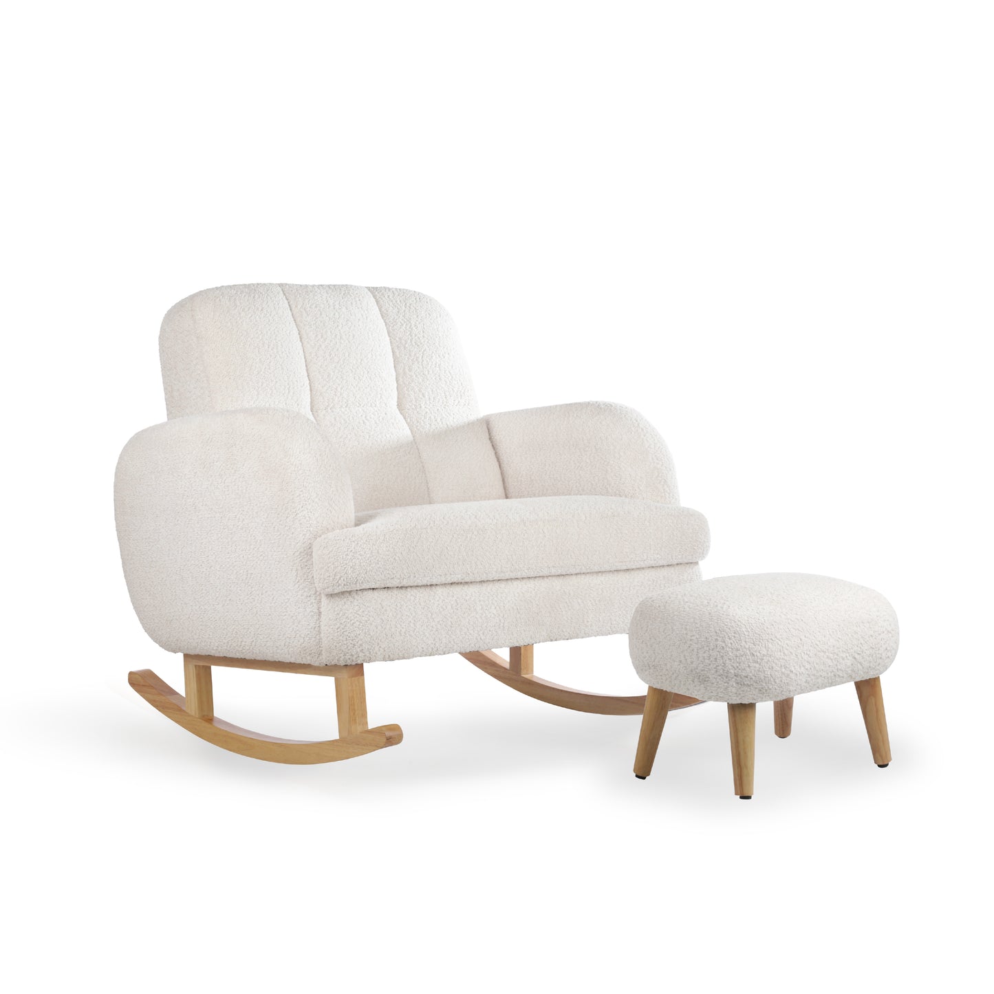 CuddleCo Etta Cuddle Chair and Foot Stool