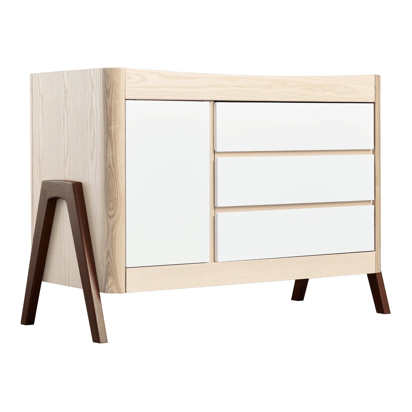 Gaia Baby Hera 4 Piece Set with Cot, Dresser, Wardrobe and Changing Station