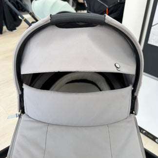 Ex Display Cybex Mios with Black Frame, Grey Carrycot & Green Seat Unit