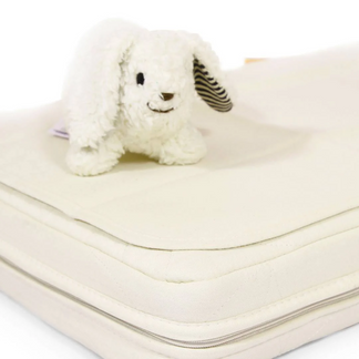 The Little Green Sheep Waterproof Moses Basket/Carrycot Mattress Protector - 30x70cm