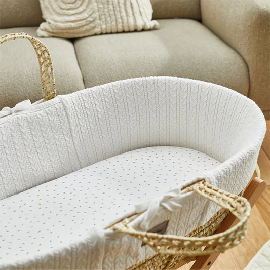 The Little Green Sheep Organic Moses Basket Fitted Sheet